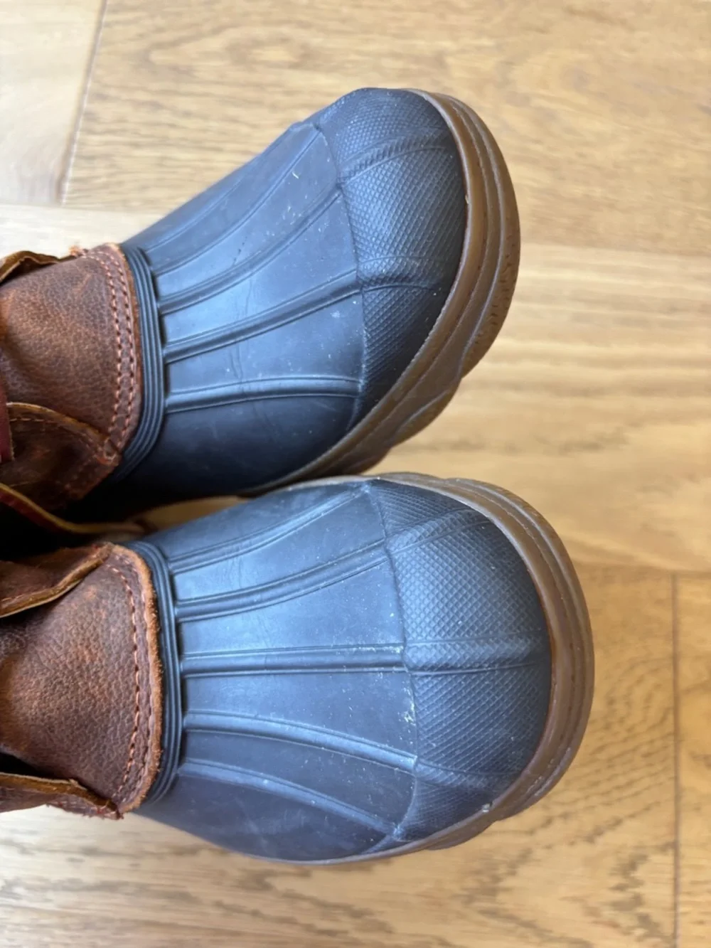 Sperry leather wedge tide boot womens 8